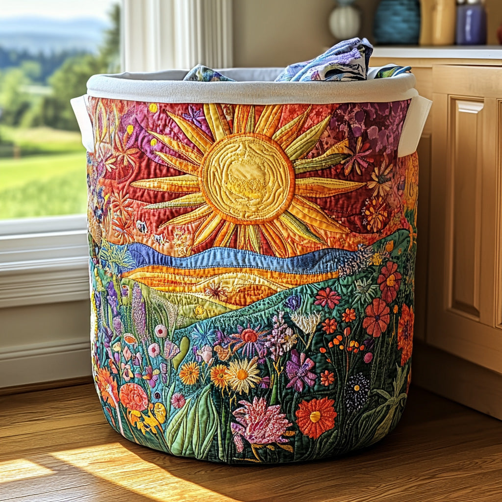 Pradera Brillante | Cesta de Ropa Hecha a Mano