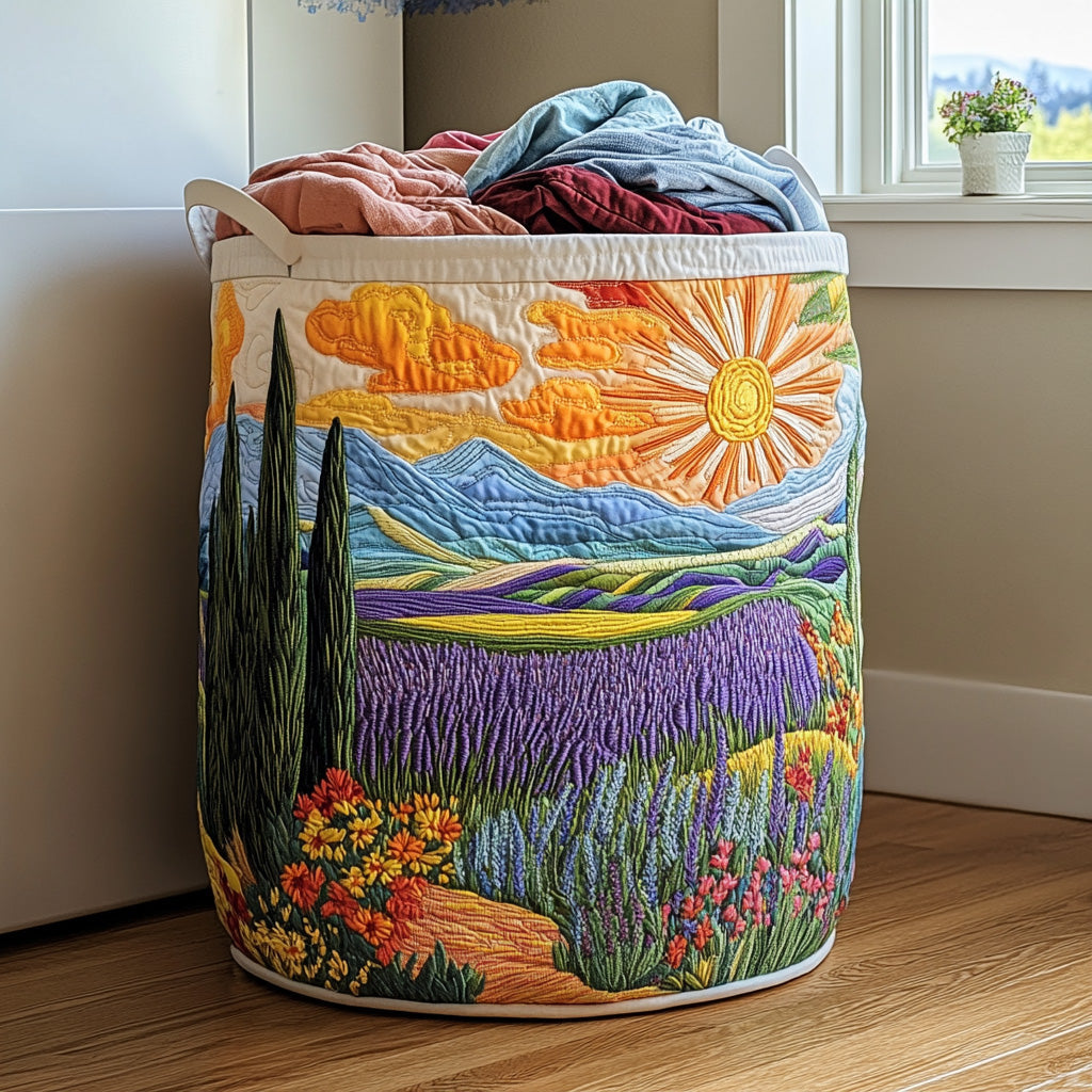 Pradera Brillante | Cesta de Ropa Hecha a Mano