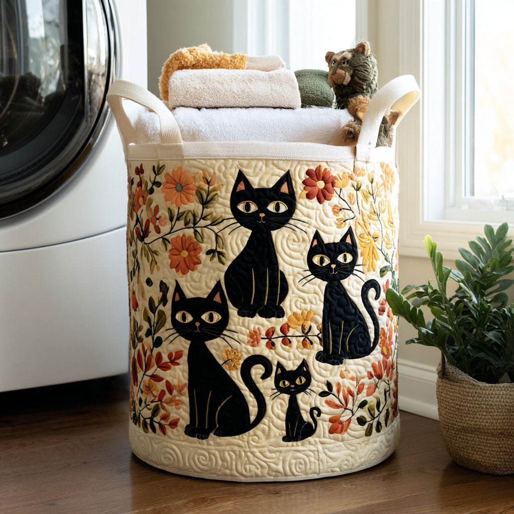 Gato | Cesta de Ropa Hecha a Mano