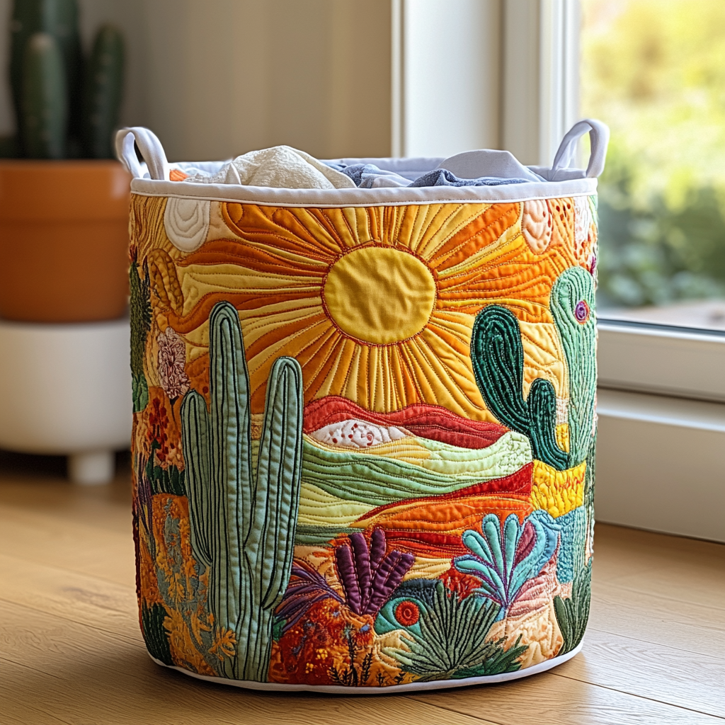 Sol Radiante | Cesta de Ropa Hecha a Mano