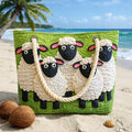 Bolso de Playa Hecho a Mano | Cielo de Ovejas