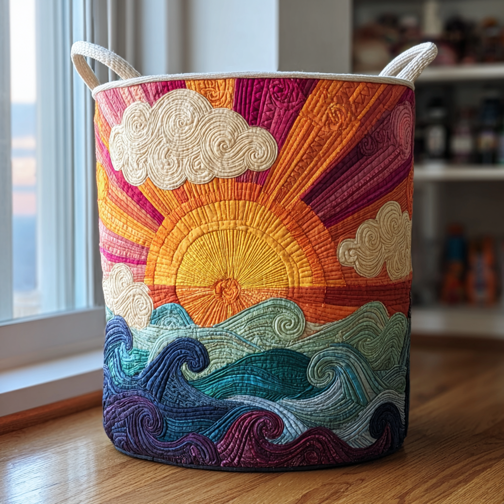 Sol Radiante | Cesta de Ropa Hecha a Mano