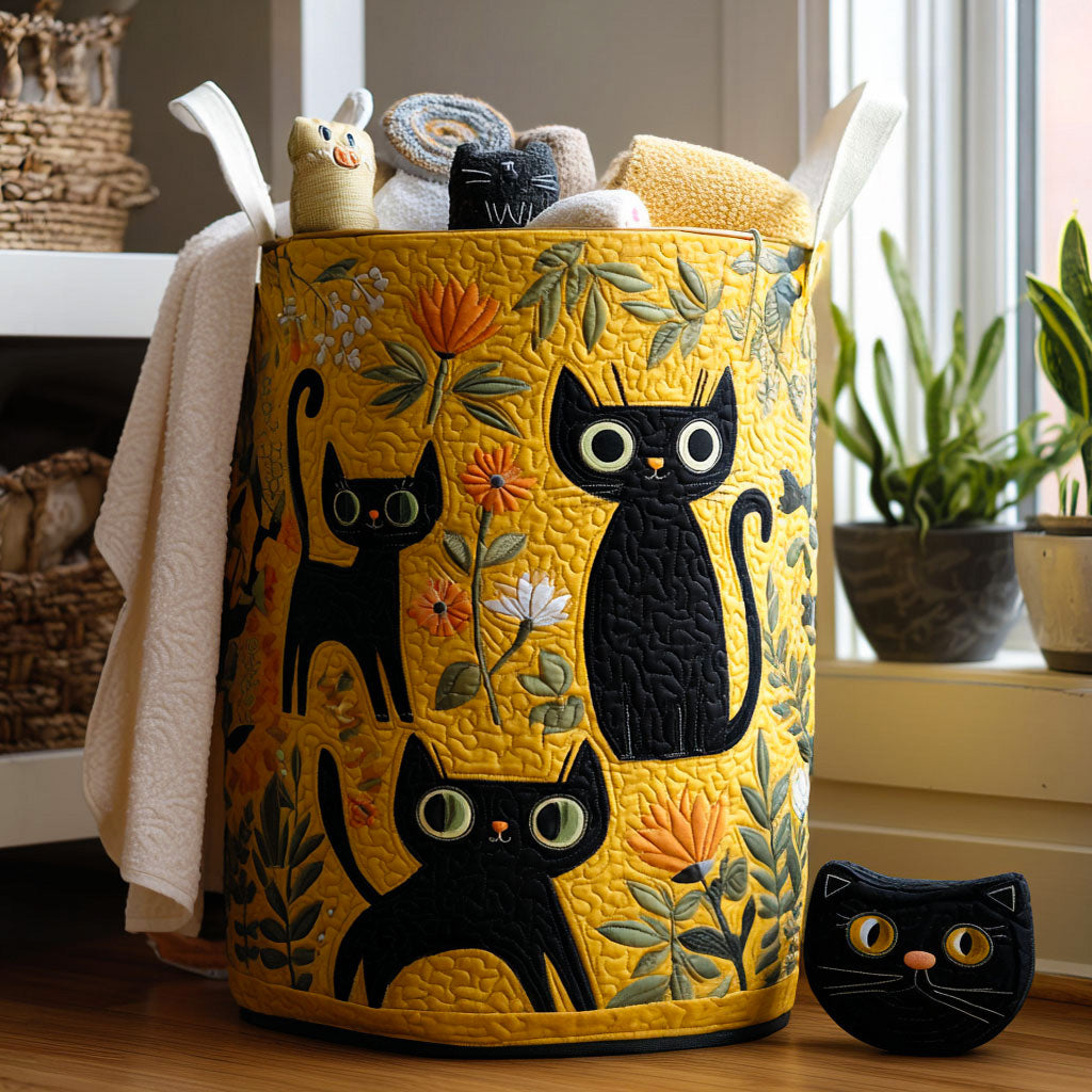 Gato | Cesta de Ropa Hecha a Mano