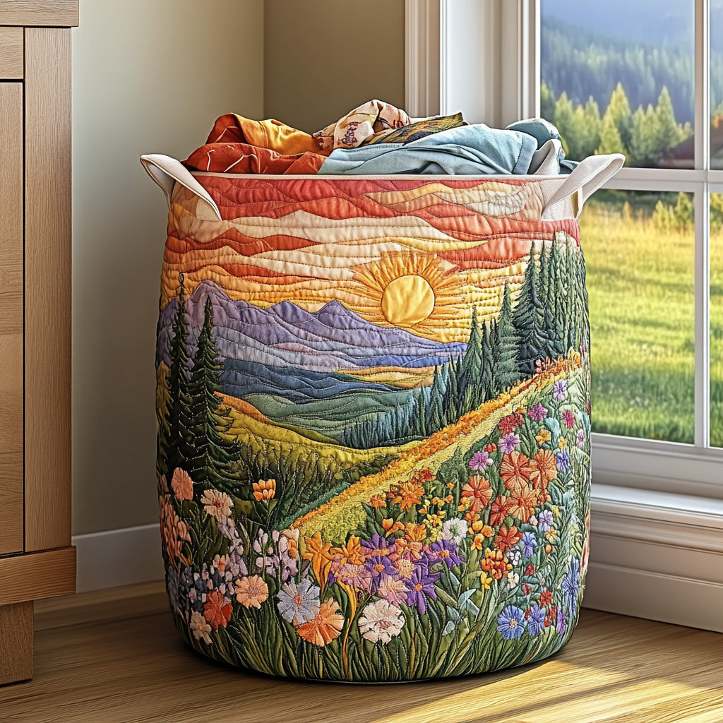 Pradera Brillante | Cesta de Ropa Hecha a Mano