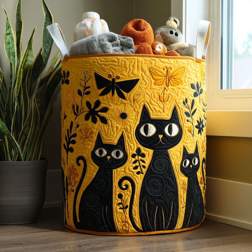 Gato | Cesta de Ropa Hecha a Mano