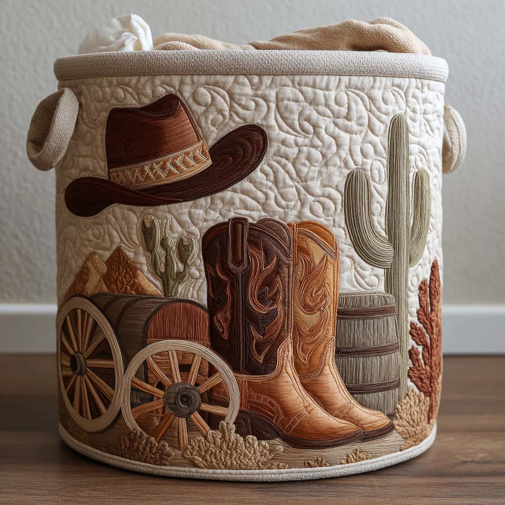 Western Spirit | Cesta de Ropa Hecha a Mano