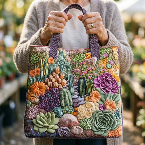 Bolsa Artesanal - Jardín de Suculentas