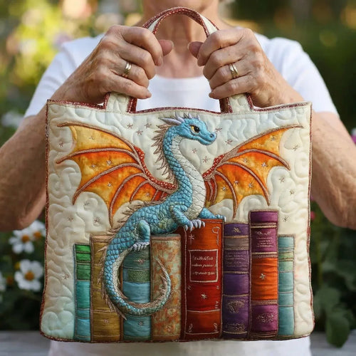 Bolsa Acolchada - Dragón Esmeralda Guardián de los Libros