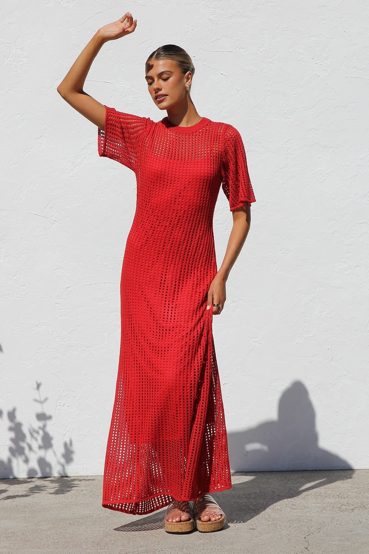 Ana™ | Vestido maxi de crochet elegante