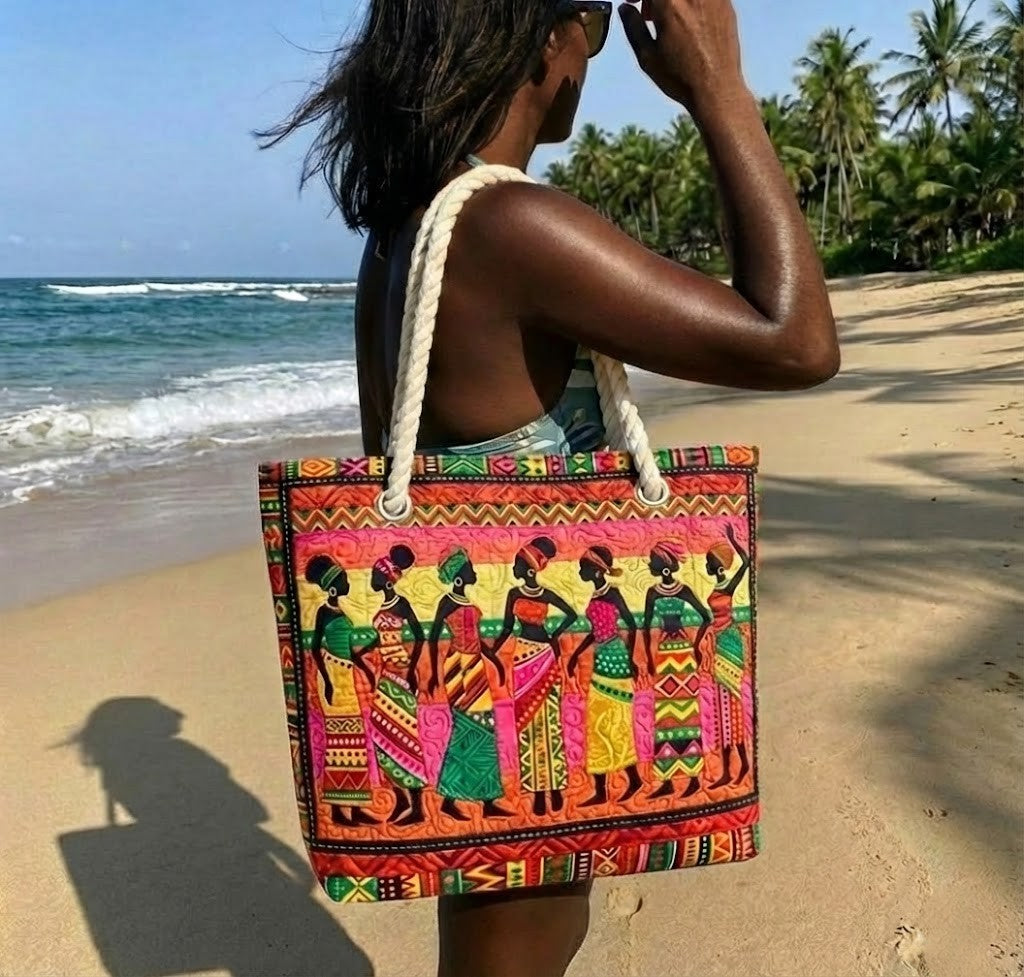 Bolso de Playa Hecho a Mano | Reinas de Melanina